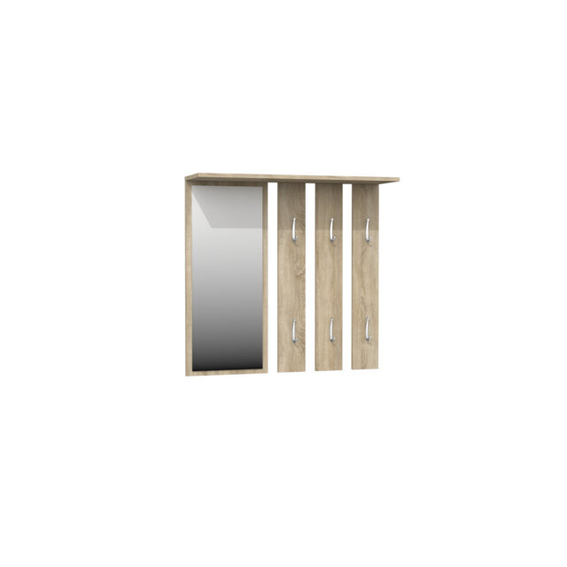 Adoncia Wall 6 - Hook Wall Mounted Coat Rack