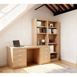 Brelon 5 Piece Computer Desk Office Set