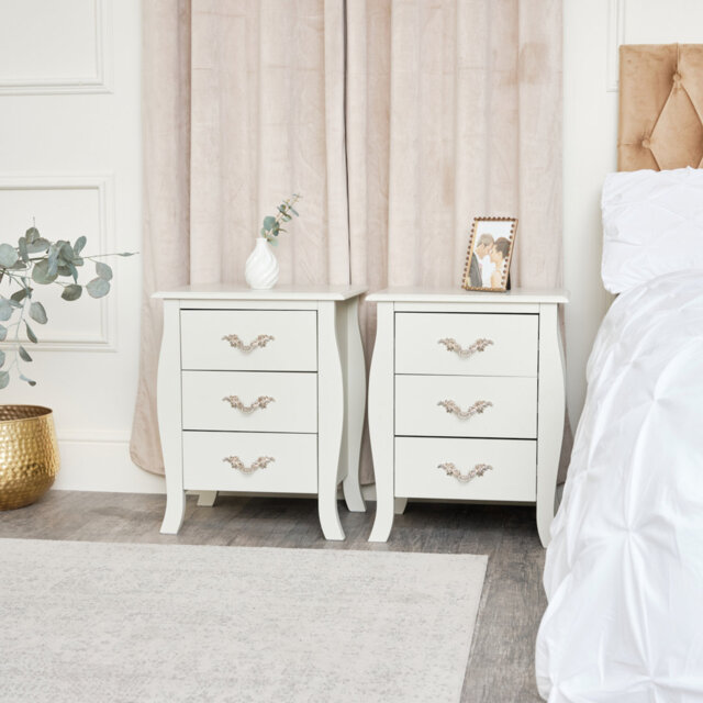 Ceno 48cm W Manufactured Wood Bedside Table