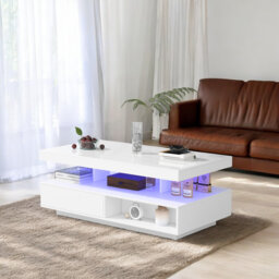 Anabela Pedestal Coffee Table with Storage