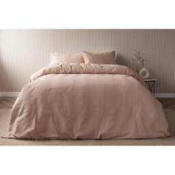 Cotton Striped Duvet Cover with Pillowcases Included