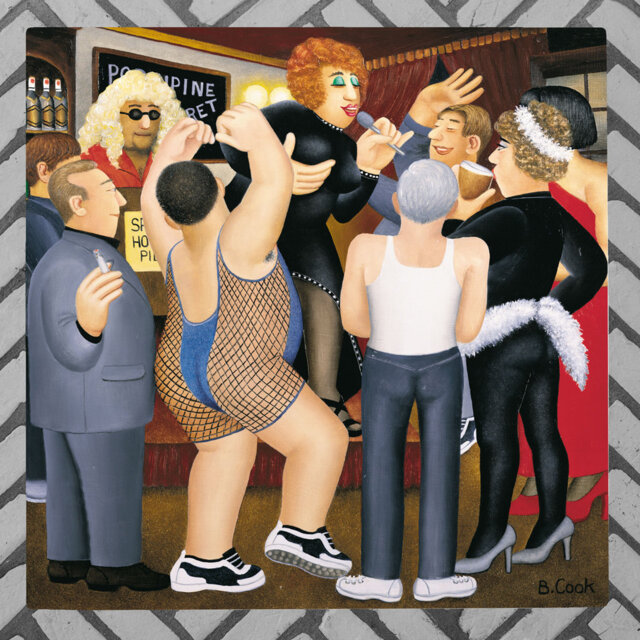 Beryl Cook Party Boys Wall Décor