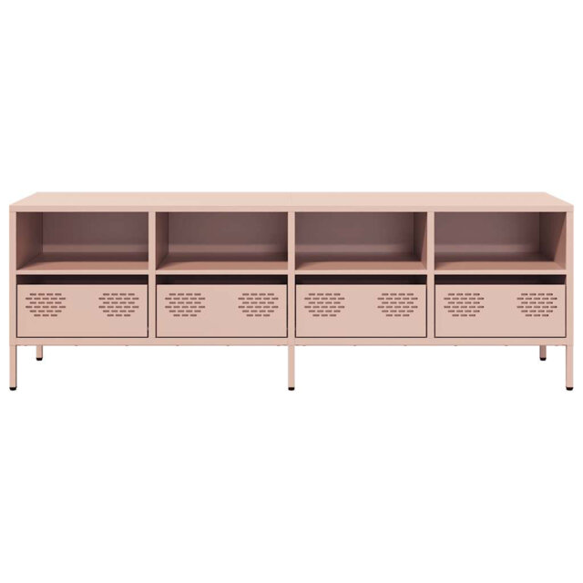 TV stand in olive green 135 x 39 x 43.5cm cold rolled steel