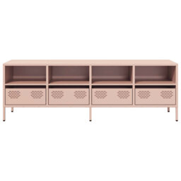 TV stand in olive green 135 x 39 x 43.5cm cold rolled steel
