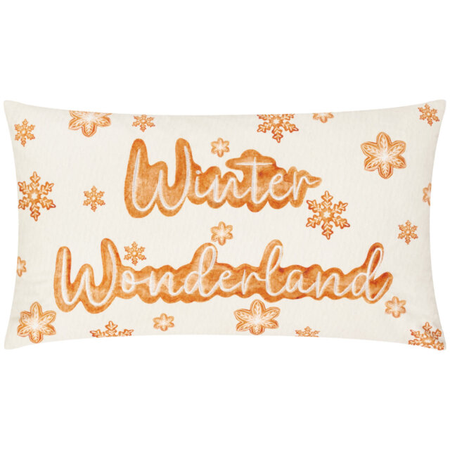 Gretel Winter Wonderland Cushion Cover Abstract Rectangular Cushion Cover