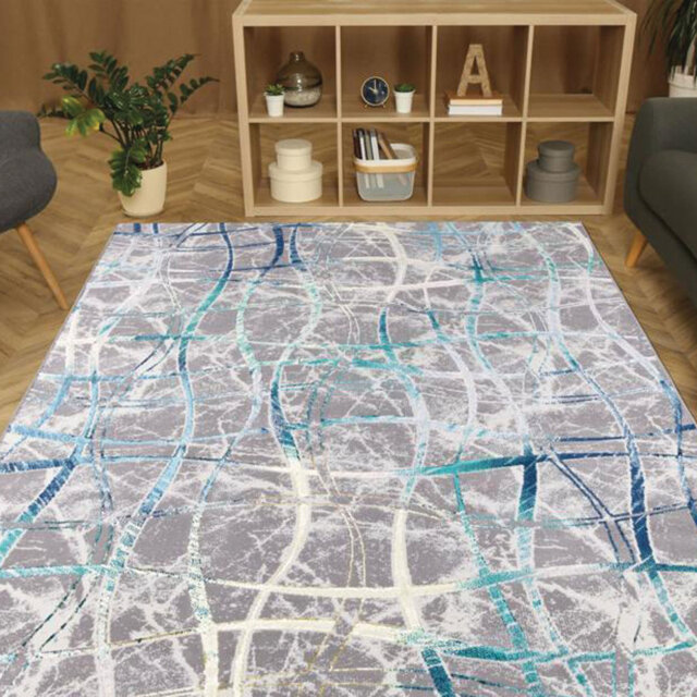 Charleville Luxury Grey/Blue/Emerald Rug