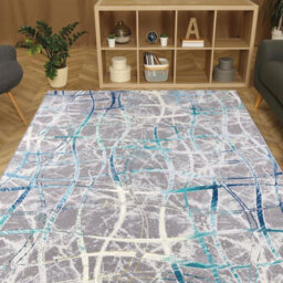 Charleville Luxury Grey/Blue/Emerald Rug