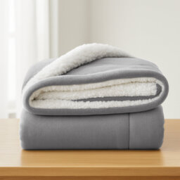 Aspire Homeware Deluxe Hotel Collection Ultra-Soft Sherpa Fleece Throw Blanket for Plush & Cozy Comfort