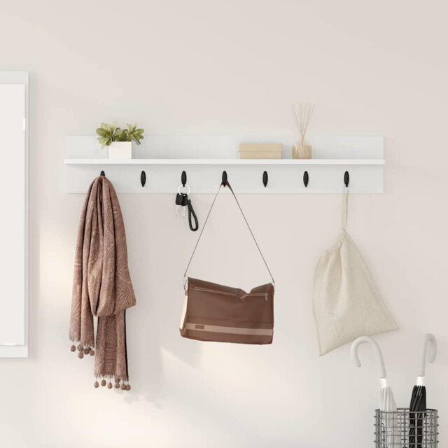 Wall-Mounted Coat Rack 100 X 10.5 X 18 Cm