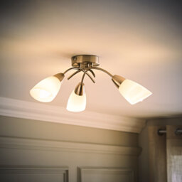 Mireia Glass Semi Flush Mount