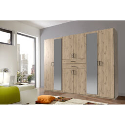 Sadako 8 Door Manufactured Wood Wardrobe
