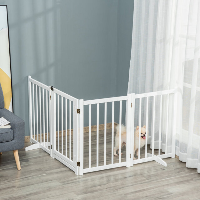 Free Standing Pet Gate With Door