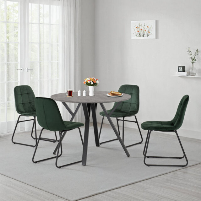 Cajigas 4 - Person Dining Set