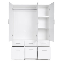 SNOW 04 WARDROBE (3D 6PCS) PB0110-MOUNTAIN WHITE HG0001-HIGH GLOSS WHITE 04-FSC B