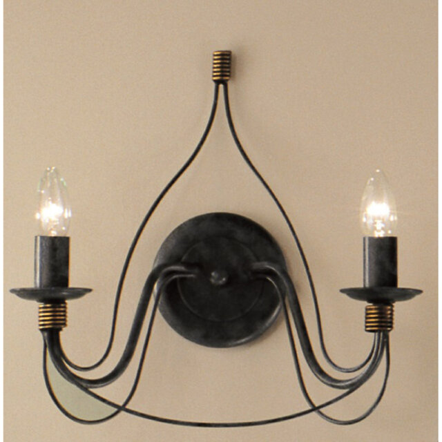 Aries 2-Light Candle Wall Light