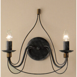 Aries 2-Light Candle Wall Light
