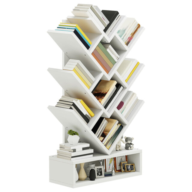 103cm H x 57cm W Geometric Bookcase