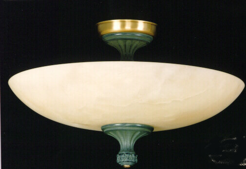Dionisio Glass Semi Flush Mount