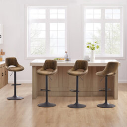 Licon Height Adjustable Swivel Bar Stool