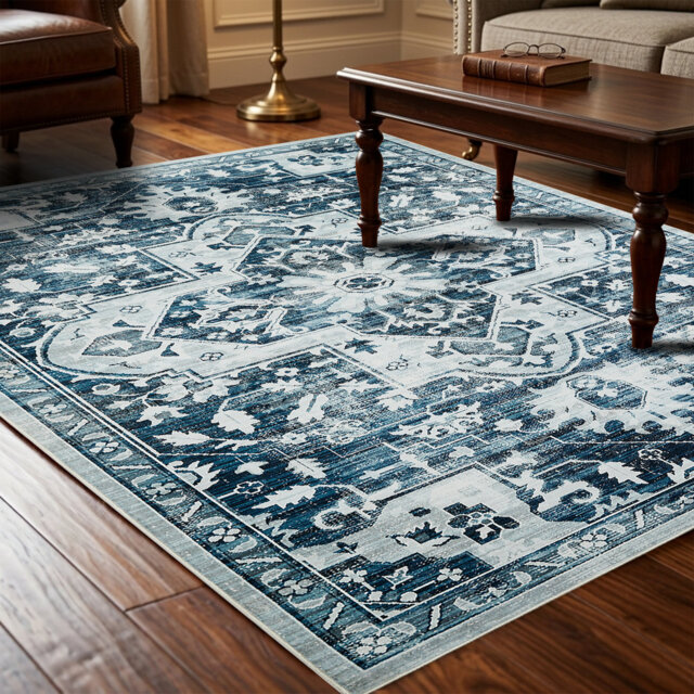 Cashmere Machine Tufted Area Rug ( Low-Pile Traditional)