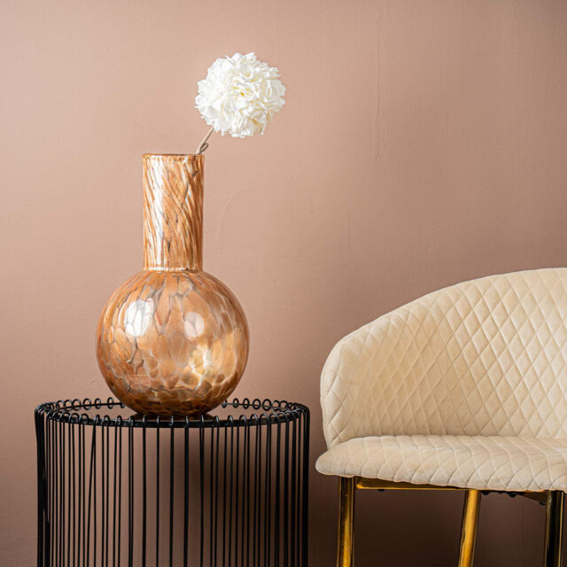 Corragh Luxury Handmade Vase for the Living Room, Modern Glass Vase Decor