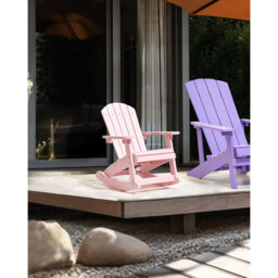 Garden Chair Engineered Wood Pastel ADIRONDACK