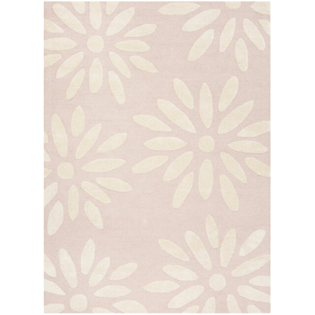 Floral Wool Hand Tufted Area Rug