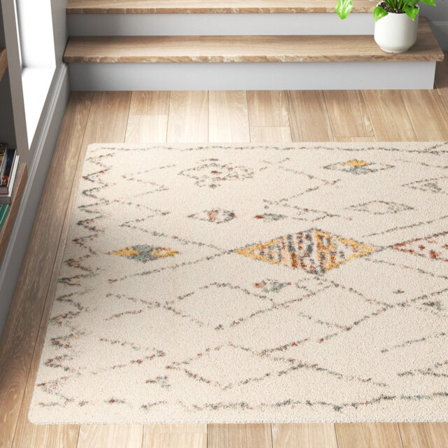 Emrys Beige/Orange/Blue Rug
