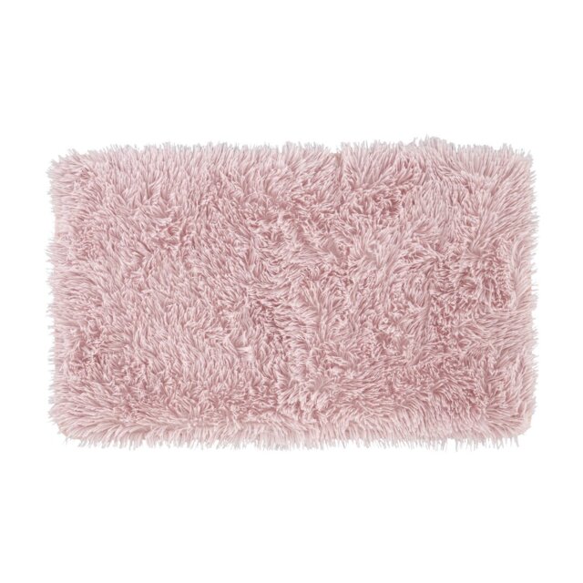 Cuddly Faux Fur Rectangle Bath Mat