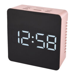 Acctim Lexington Digital Alarm Clock Crescendo Alarm Temperature Display LED Display