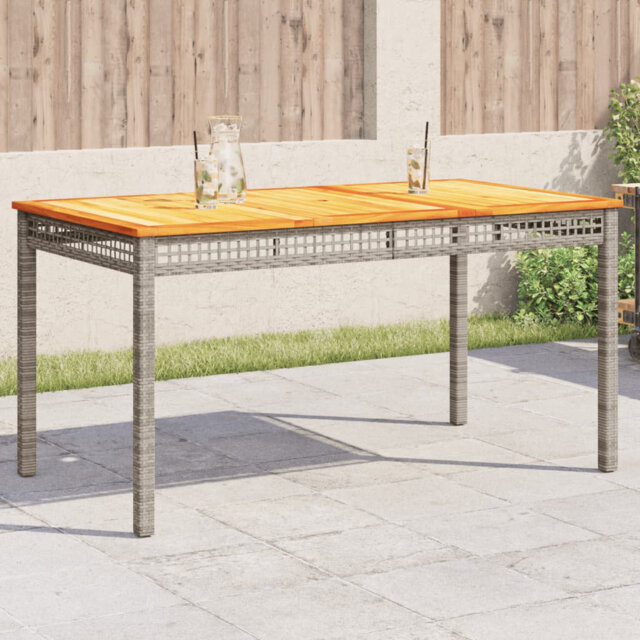 Swarthmore Solid Wood Metal Outdoor Dining Table