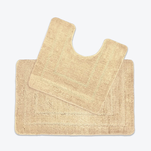 Josie 2 Piece Bath Mat and Pedestal Mat Set