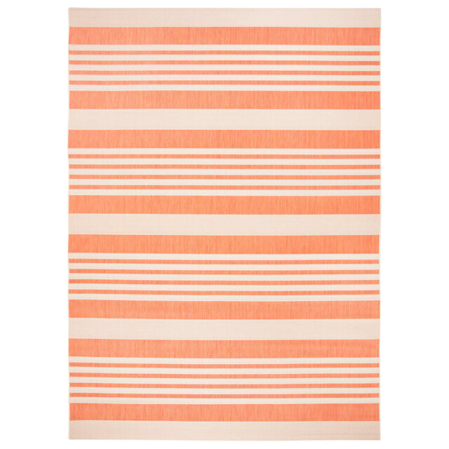 Lake Placid Hooked Beige Indoor/Outdoor Rug