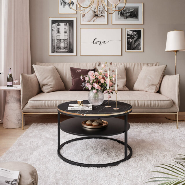 Dorinne Frame Coffee Table with Storage
