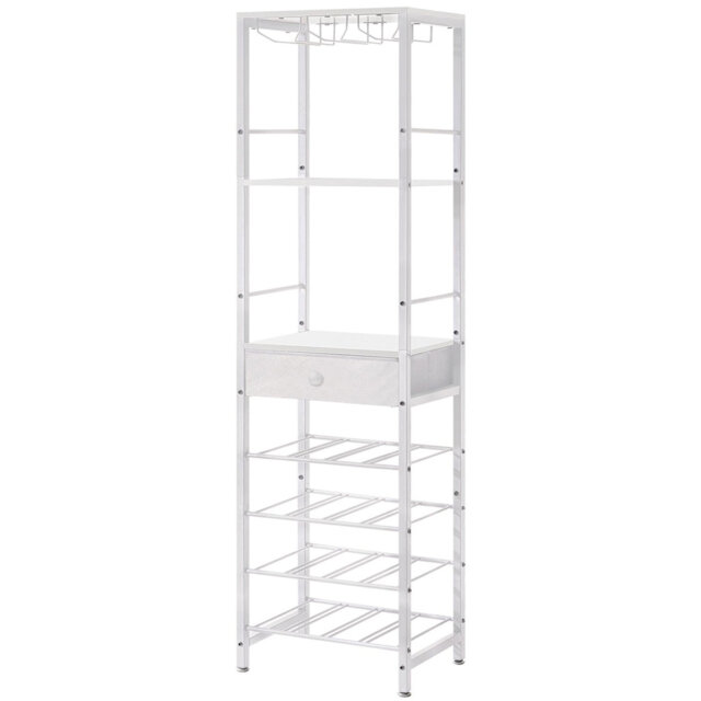 Berroa 16 Bottle Wine Bottle & Glass Rack