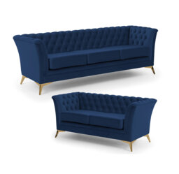 Whitby 2 - Piece Velvet Living Room Set