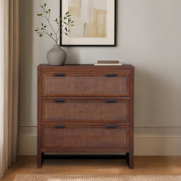 Solid Wood 76cm W 3 - Drawer Chest of Drawers