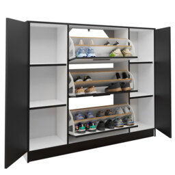 Bertolino 3 Pair Shoe Storage Cabinet