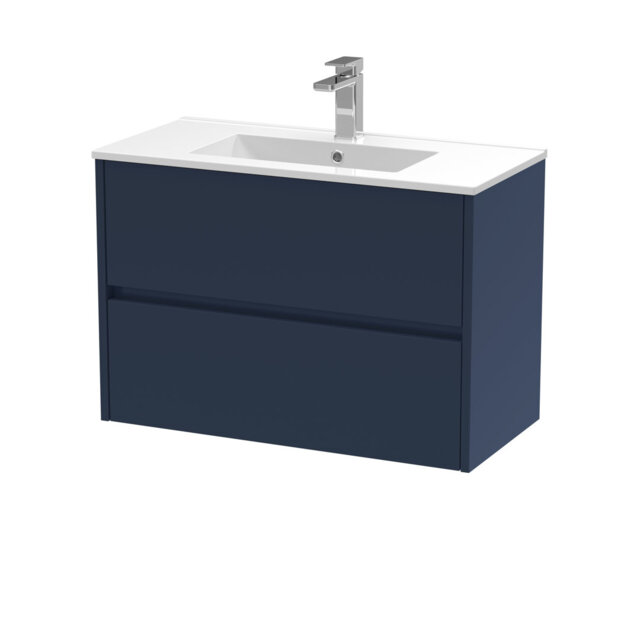 Havana 800mm Single Bathroom Vanity with Drop In Vitreous China Basin
