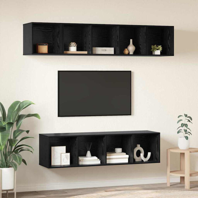 TV Cabinet Set 4 Pcs 37 X 37 X 142.5 Cm