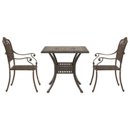 Garden Table Set Cast Aluminium Outdoor Dining Patio Furniture Terrace