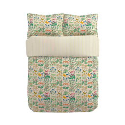 Wild Garden Cotton Floral Duvet Cover Set with Pillowcases Included