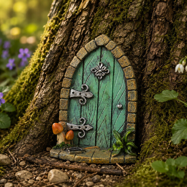 Shoemaker Fairies Weather Resistant UV Resistant Polyresin Garden Statue