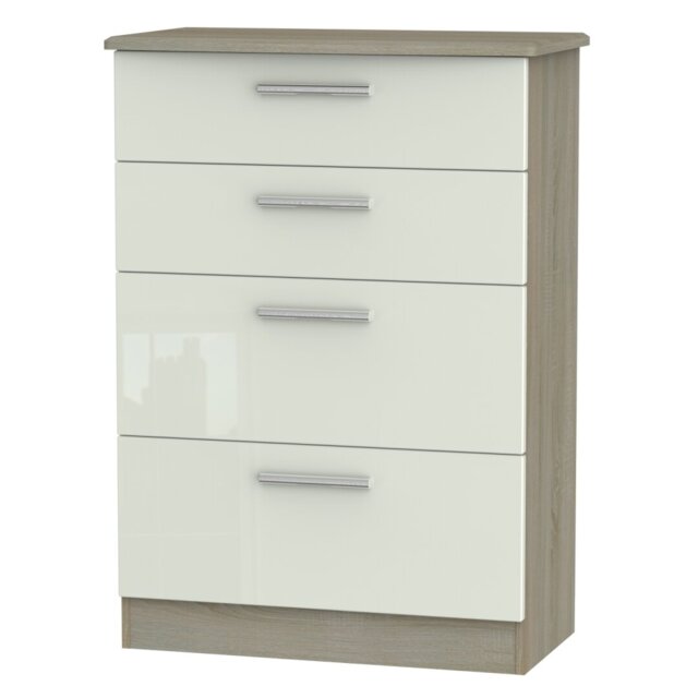 Fully Assembled Yantarni 4 Drawer 76.5Cm W Chest of Drawers