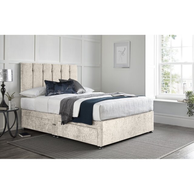 "Azende Divan Bed with 24"" Headboard on Struts"