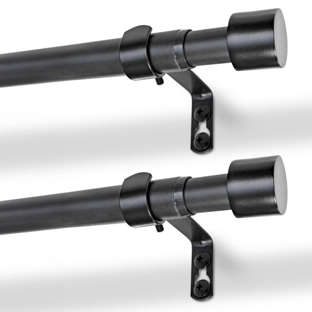 Harbour Housewares Extendable Metal Curtain Poles Kit