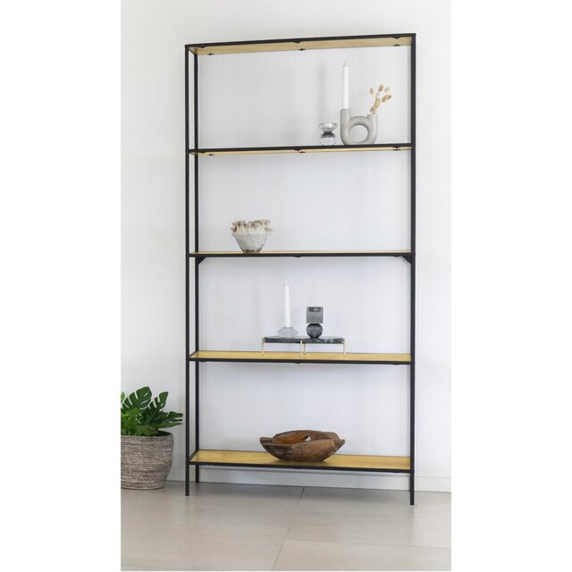 Kestwick 170cm H x 80cm W Steel Standard Bookcase