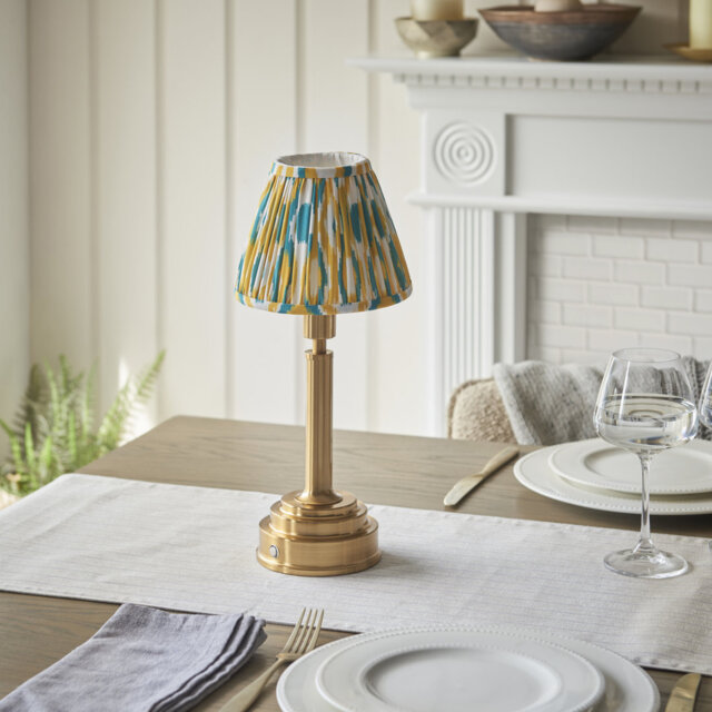 Upton Rechargeable Metal Table Lamp