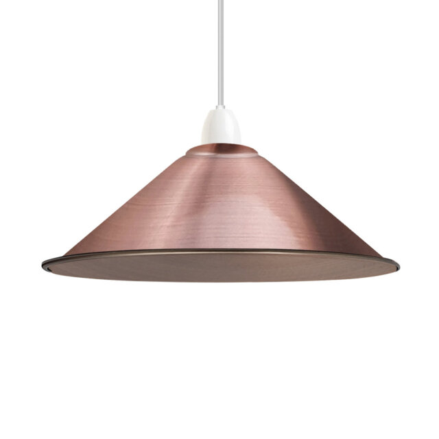 Vintage 10cm H Metal Cone Lamp Shade