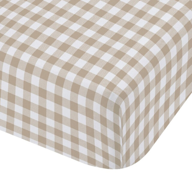 Bamford Gingham Check Fitted Sheet